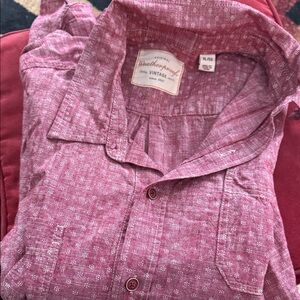 Weatherproof Vintage Red Patterned Shirt